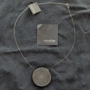 "Zipper" pendant necklace